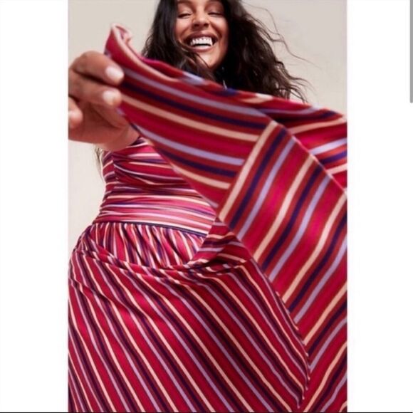Revolve Anthropologie Maeve Gabriela Ruffled Maxi Dress - Picture 3 of 13